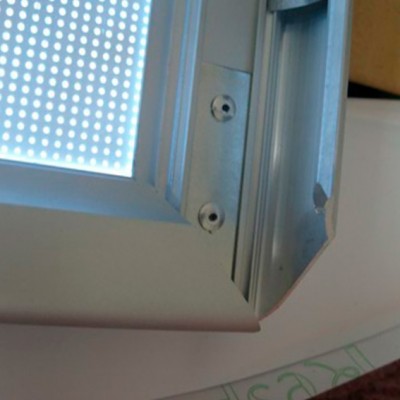 CAJA DE LUZ MARCO CLIP ALUMINIO FORMATO A4 (21*29.7 CMS)